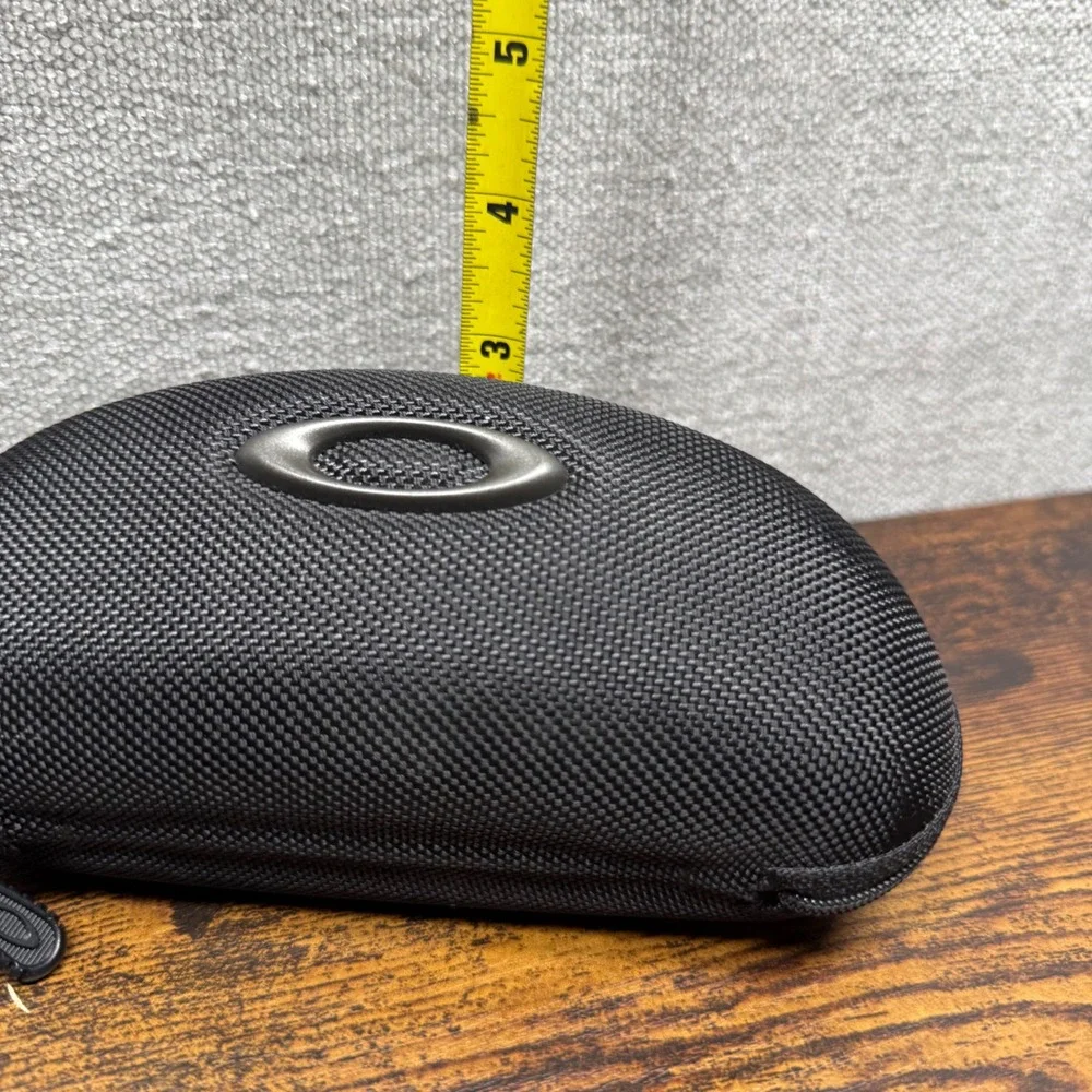 Oakley Vault Sunglasses Case Black Hard Shell Ballistic Nylon Zippered Eyewear